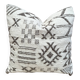 Handmade Berber wool cushion: Moroccan Kilim cushion (45x45cm)