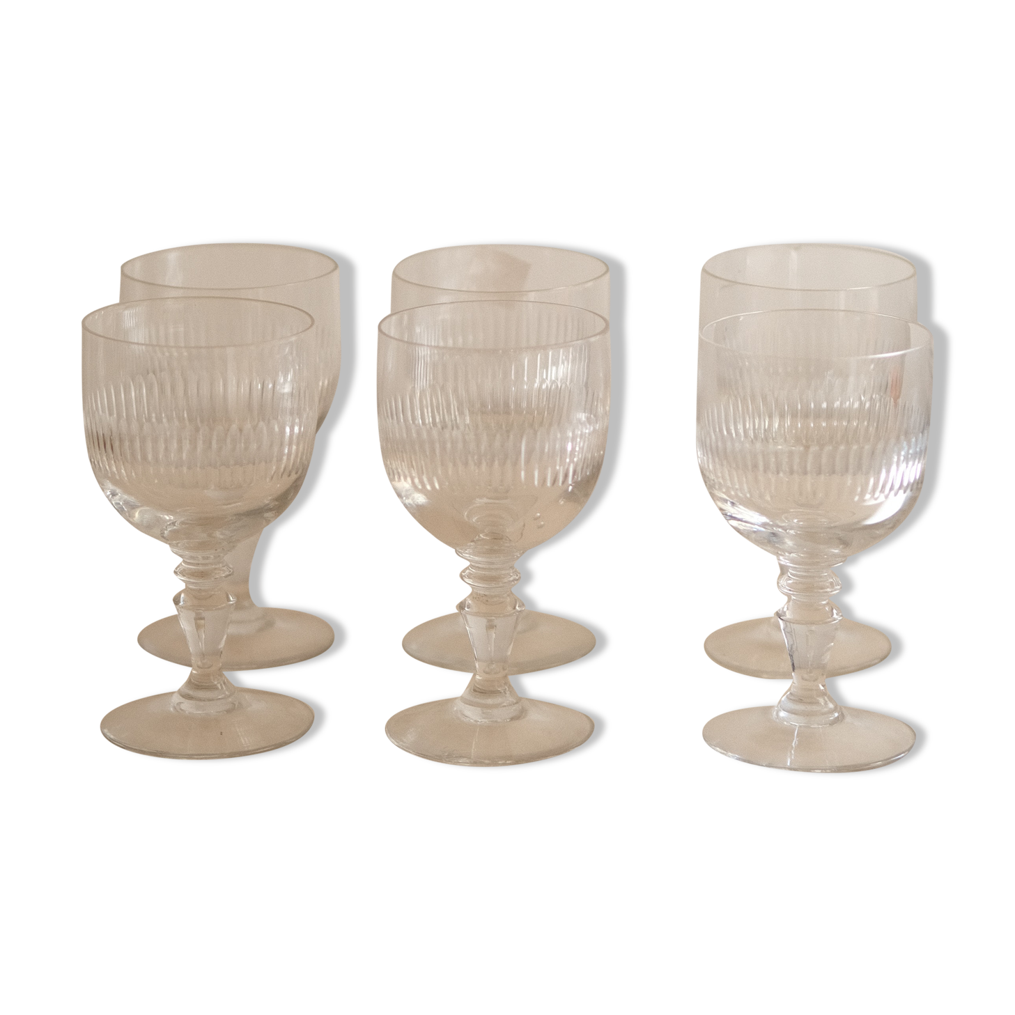 Série de 6 verres à pieds