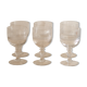 Série de 6 verres à pieds