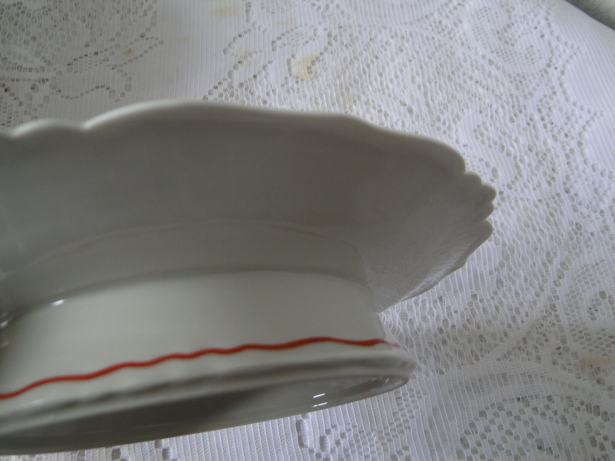 Limoges porcelain footed cup