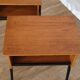 Scandinavian teak bedside tables from the 1960s.