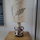 Vintage Fat lava tafellamp met originele kap, jaren 1970