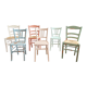 Lot de 6 jolies chaises patinées