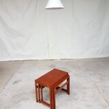 Tables gigognes en teck danois du milieu du siècle