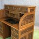 Bureau à cylindre d'inspiration asiatique années 70