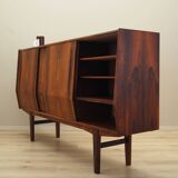 Buffet haut en palissandre, design danois, années 1970, production : Danemark
