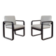 Mid-Century Leather Lounge Chairs by Burkhard Vogtherr for Rosenthal, 1970s