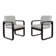Mid-Century Leather Lounge Chairs by Burkhard Vogtherr for Rosenthal, 1970s