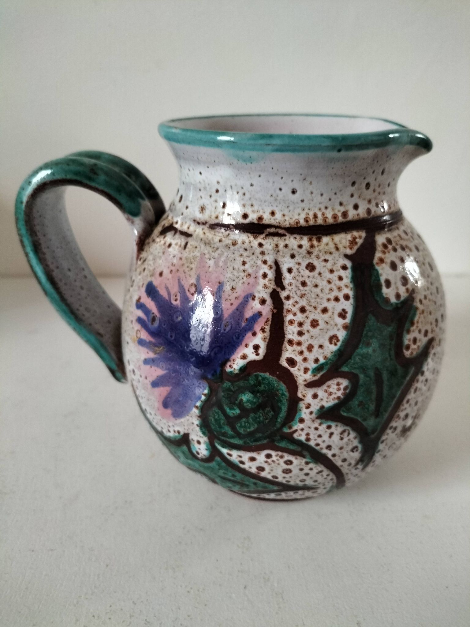 Jug design thistle André Georges Pougues les Eaux