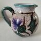 Pitcher with thistle motif by André Georges Pougues les Eaux