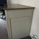Commode blanc d’ivoire - 160x65cm - gris vert
