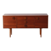 Small Scandinavian enfilade in sapelli – English design from the 1960s.