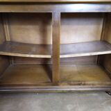 Solid wood library showcase