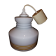 White opaline hanging lamp 70s