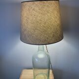 Old demijohn lamp