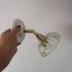 Vintage glass cut lampshade - tableware collection (APPV01)