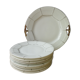 Czechoslovakia porcelain cake service Victoria China 1930s