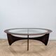 Vintage oval Astro coffee table