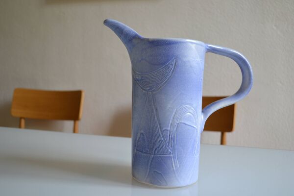 Pichet vase céramique signée