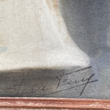 Photograph of couple framed