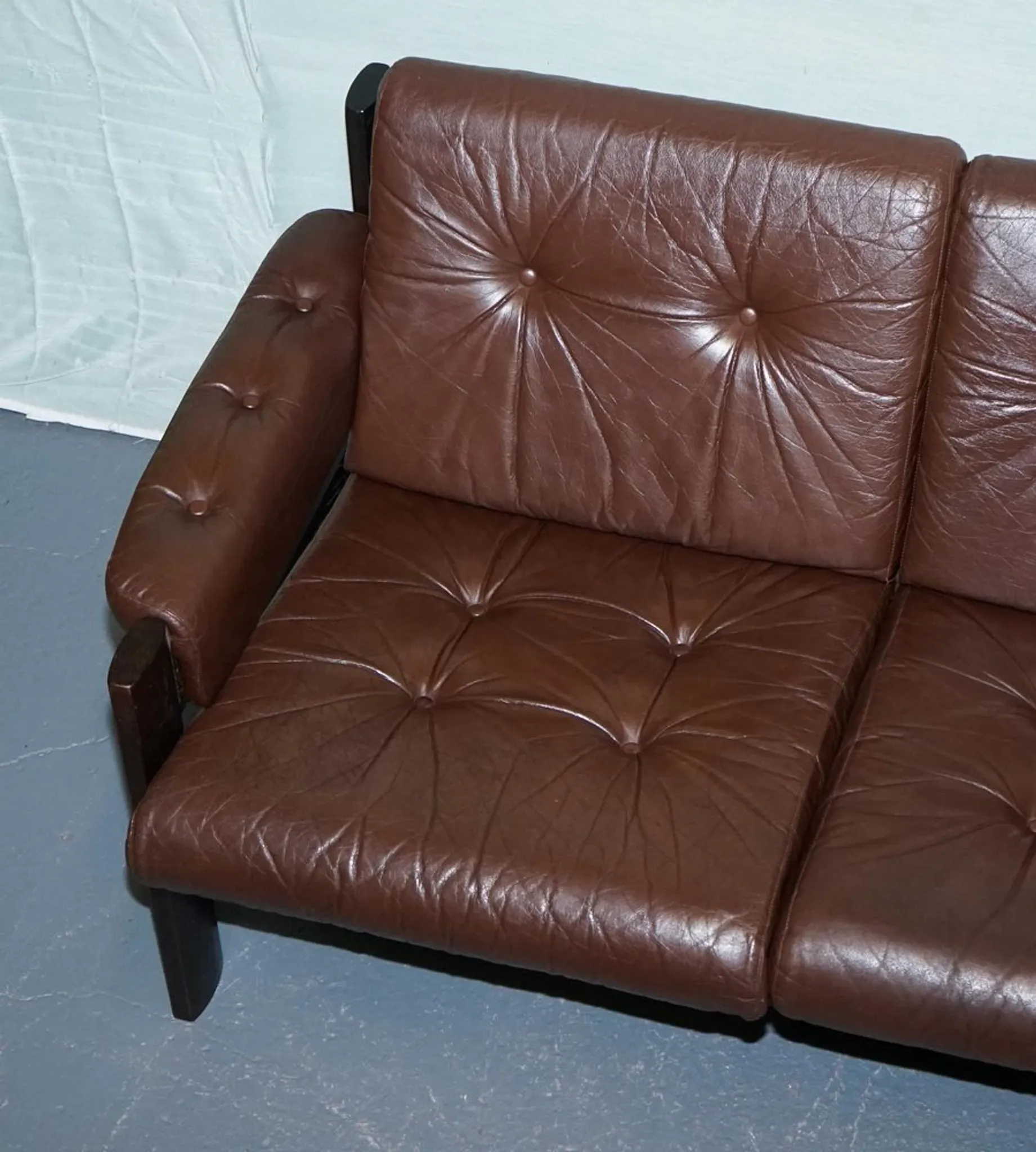 Three-Seater Vintage Scandinavian Sofa by Ekornes Stressless