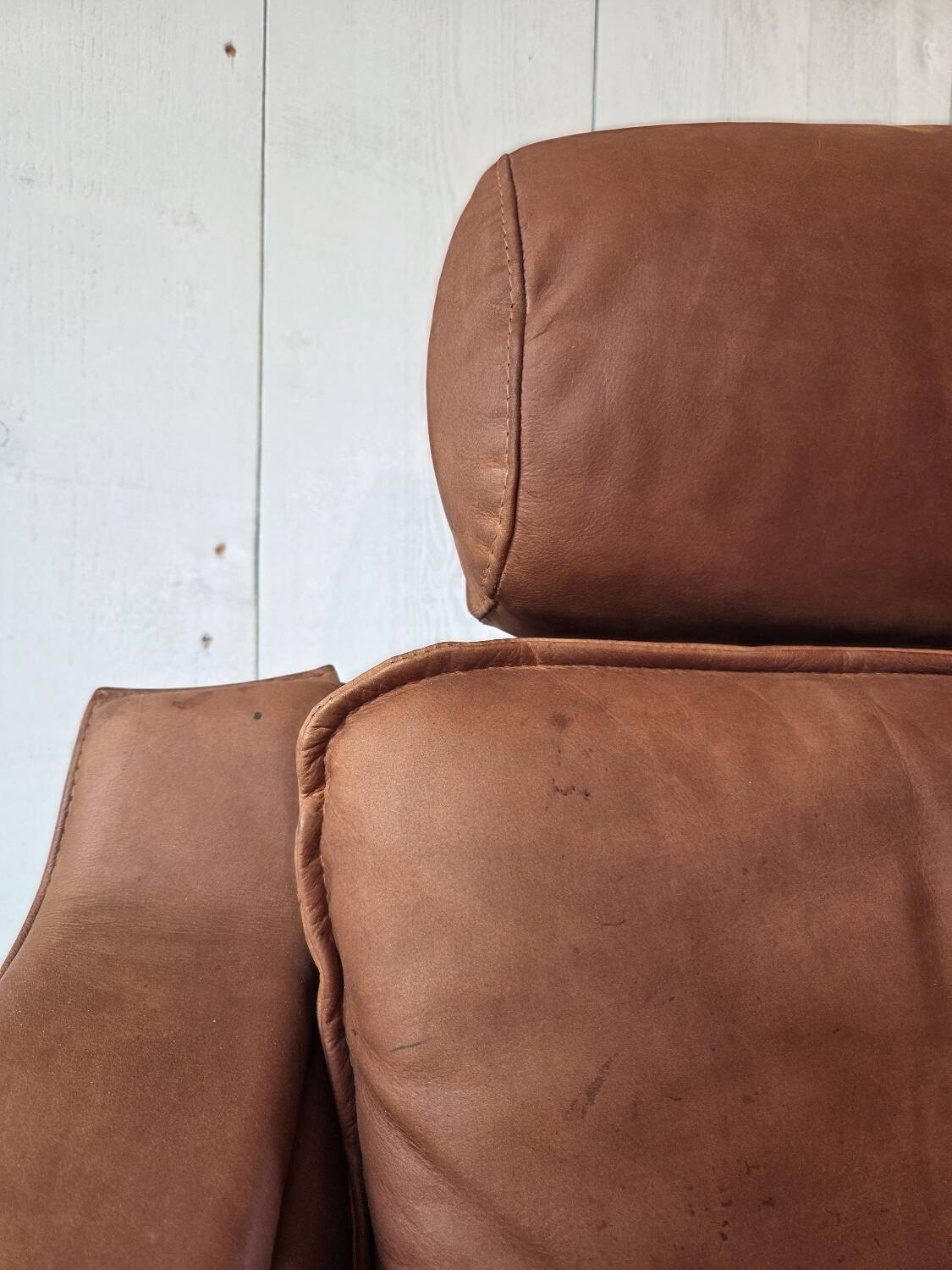 Leather armchair