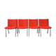 Set of 4 AP 40 Airport Chairs by Hans Wegner for AP Stolen, Denmark 1950's-1960's