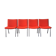Set of 4 AP 40 Airport Chairs by Hans Wegner for AP Stolen, Denmark 1950's-1960's