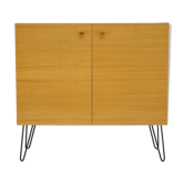 1970s Upcycled Birch Cabinet, Czechoslovakia - very good original conditon with minor signs of use -