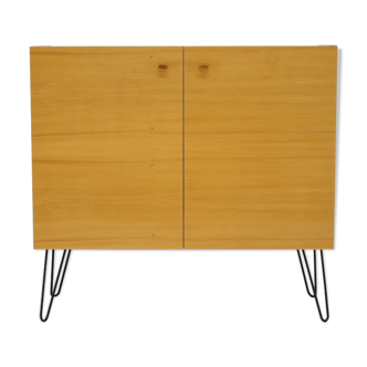 1970s Upcycled Birch Cabinet, Czechoslovakia - very good original conditon with minor signs of use -