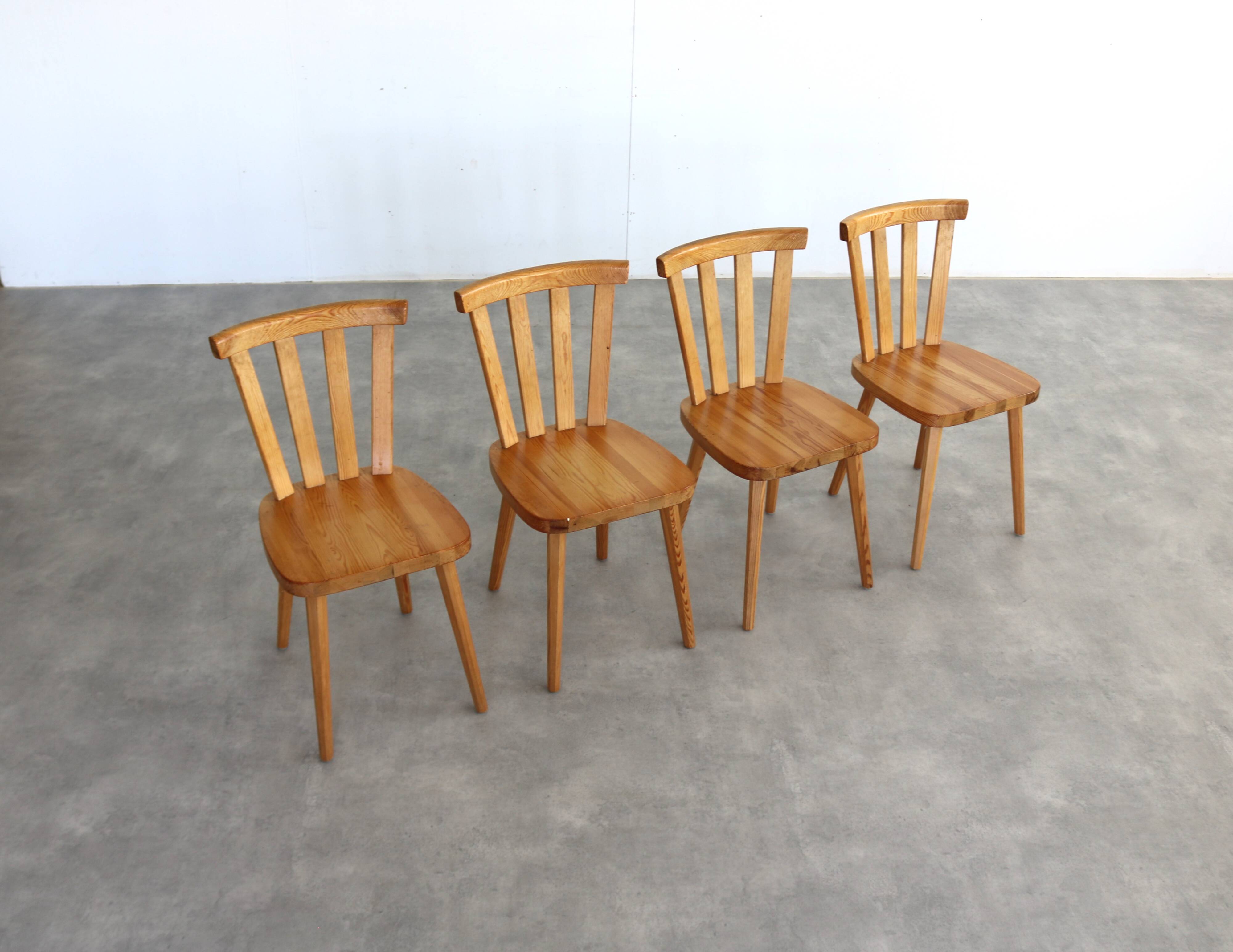 chaises vintage | chaises de salle à manger | pin | Suède