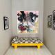 German Bauhaus Yellow Daybed, 1920s