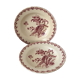 Pair of Gien porcelain plates