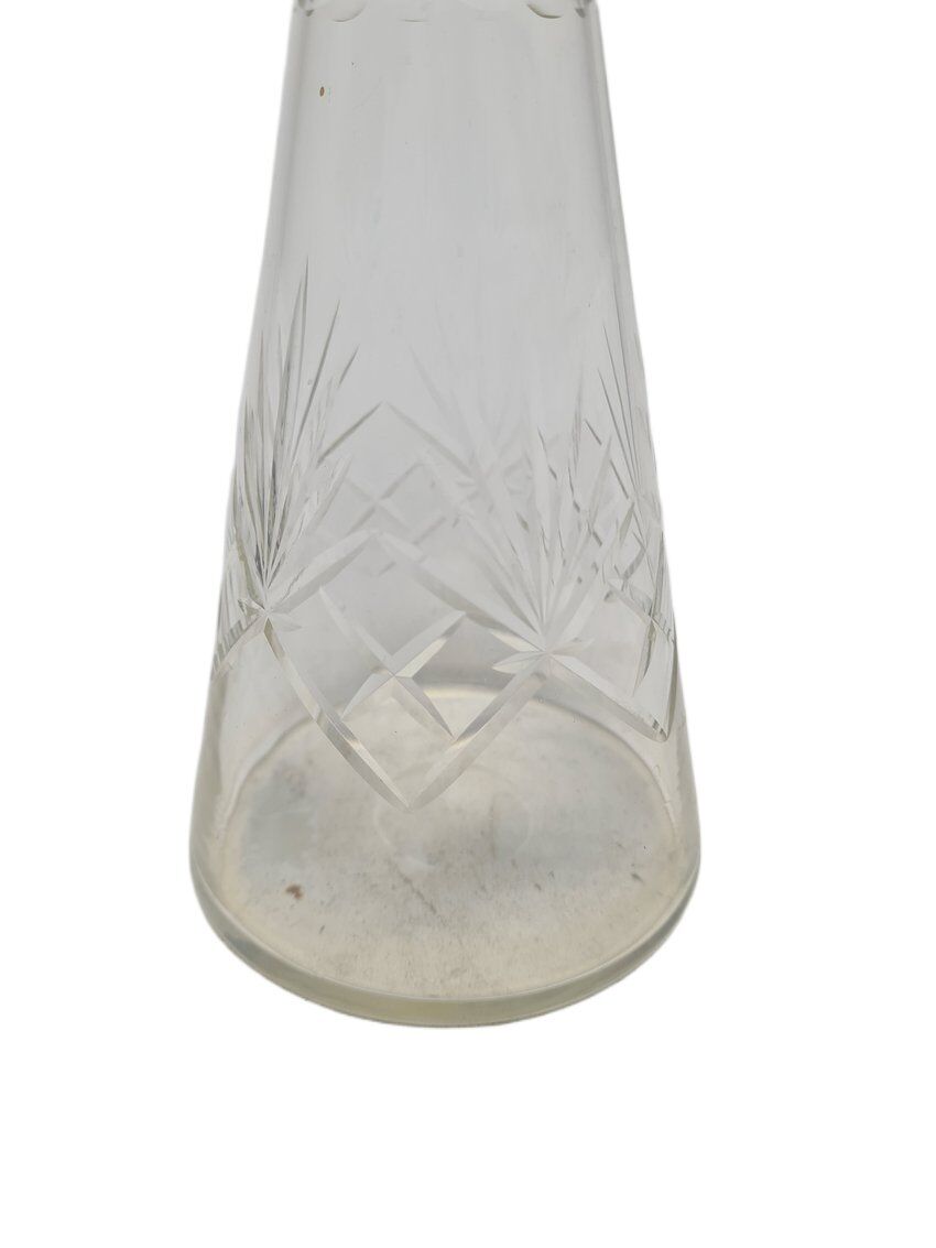 Art Deco crystal carafe, Germany, 1900s