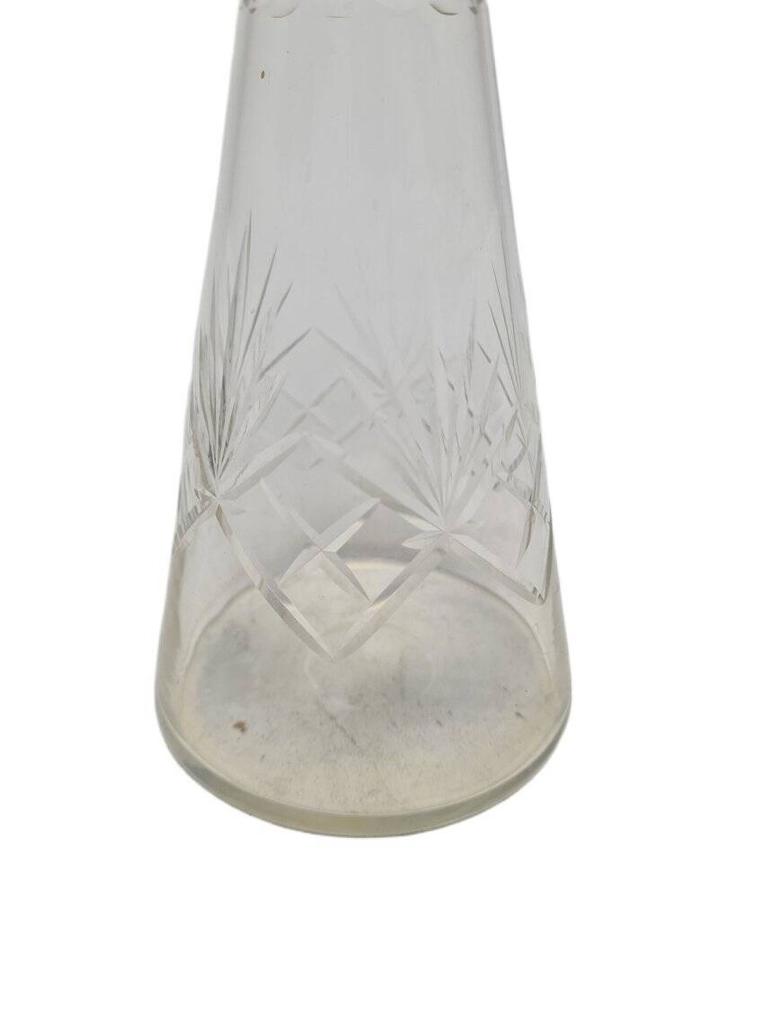 Art Deco crystal carafe, Germany, 1900s