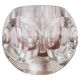 Midcentury Table Lamp Peill & Putzler Ice Cube Glass, Germany, 1970s