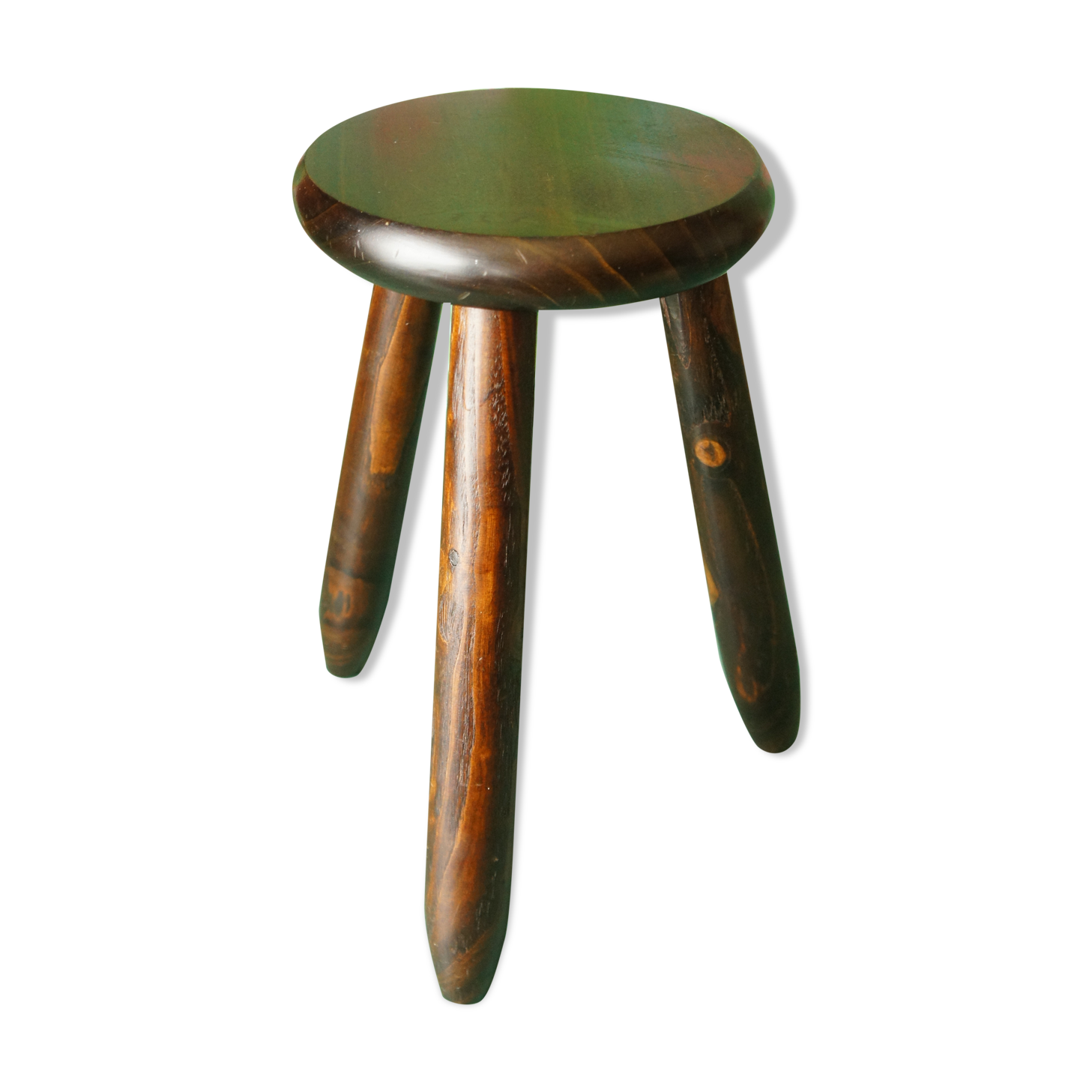 Tripod stool feet "pencil"