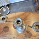 Pair of 3-branch candlesticks