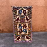 Colorful Boucherouite Azilal Moroccan rug - 97 x 184 cm