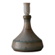 Modern Danish decorative table lamp in stoneware with flared base, Denmark, 1960s.