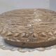 Vintage amber Glashutte limburg Helena Tynell glass lamp ø 31 cm