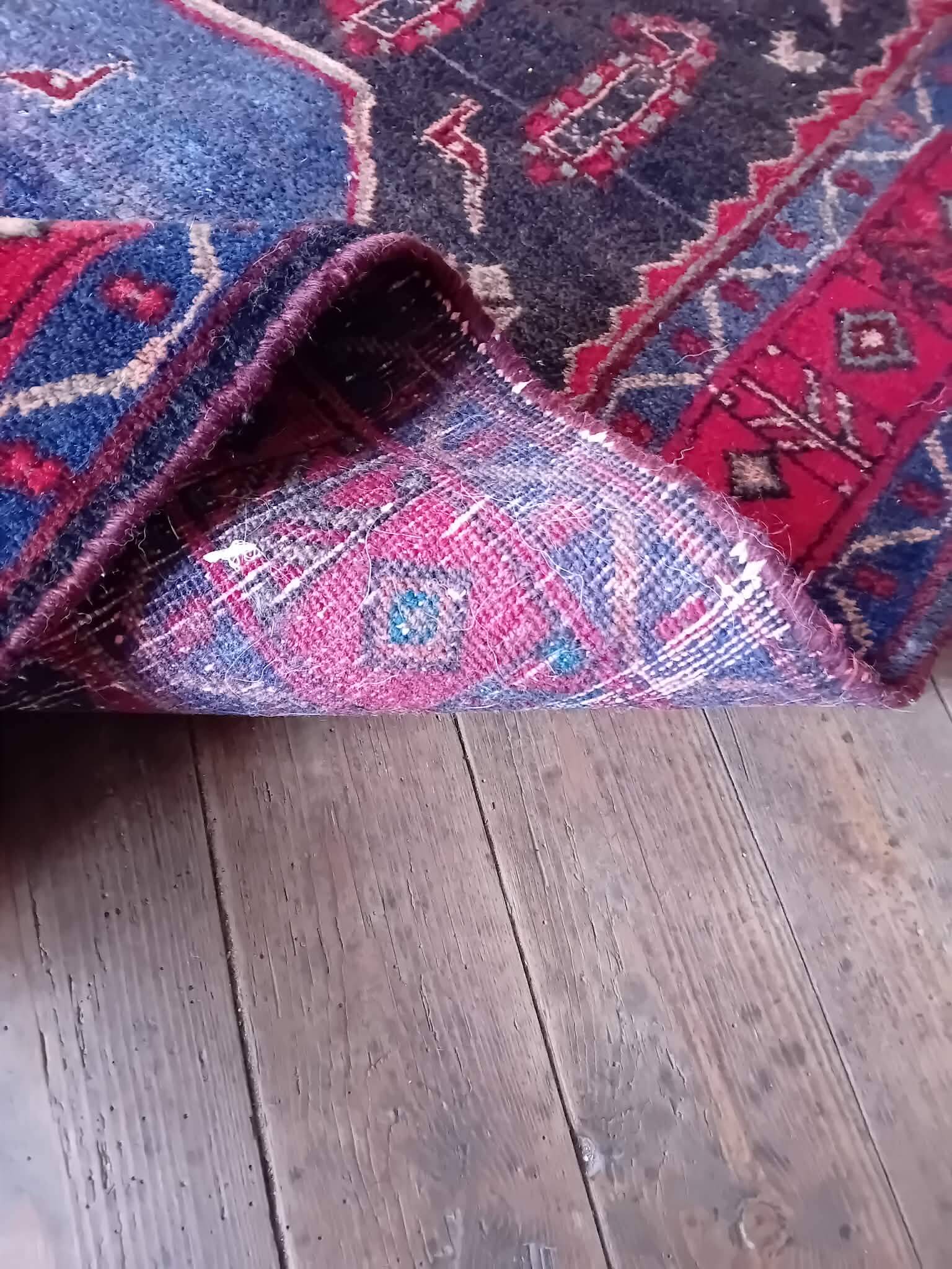 Handmade Kordi Persian rug 401x150cm