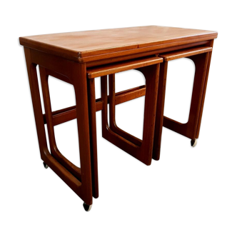 Tables gigognes ajustables de McIntosh 1970s