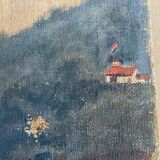Luxembourg landscape painting signed J. Goedart 1934