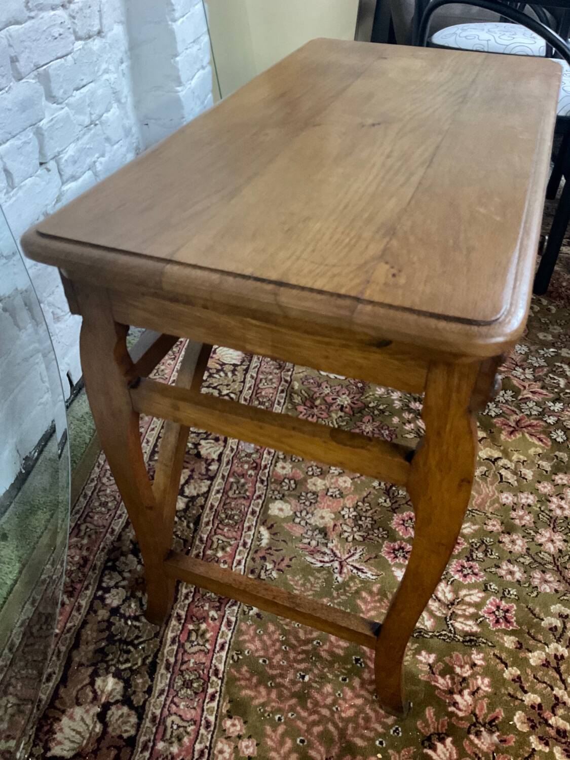 Old small solid wood desk