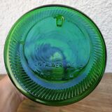 Apothecary pot in green glass