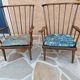 Pair of Baumann fan lounge chairs vintage 1965