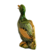Majolica Duck Pitcher by Keller & Guérin, France, Art Nouveau, 1890