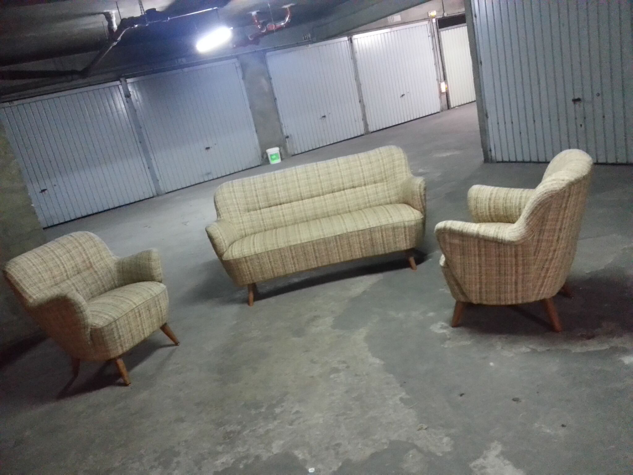 1/2 Fauteuils club années 50/60 vintage