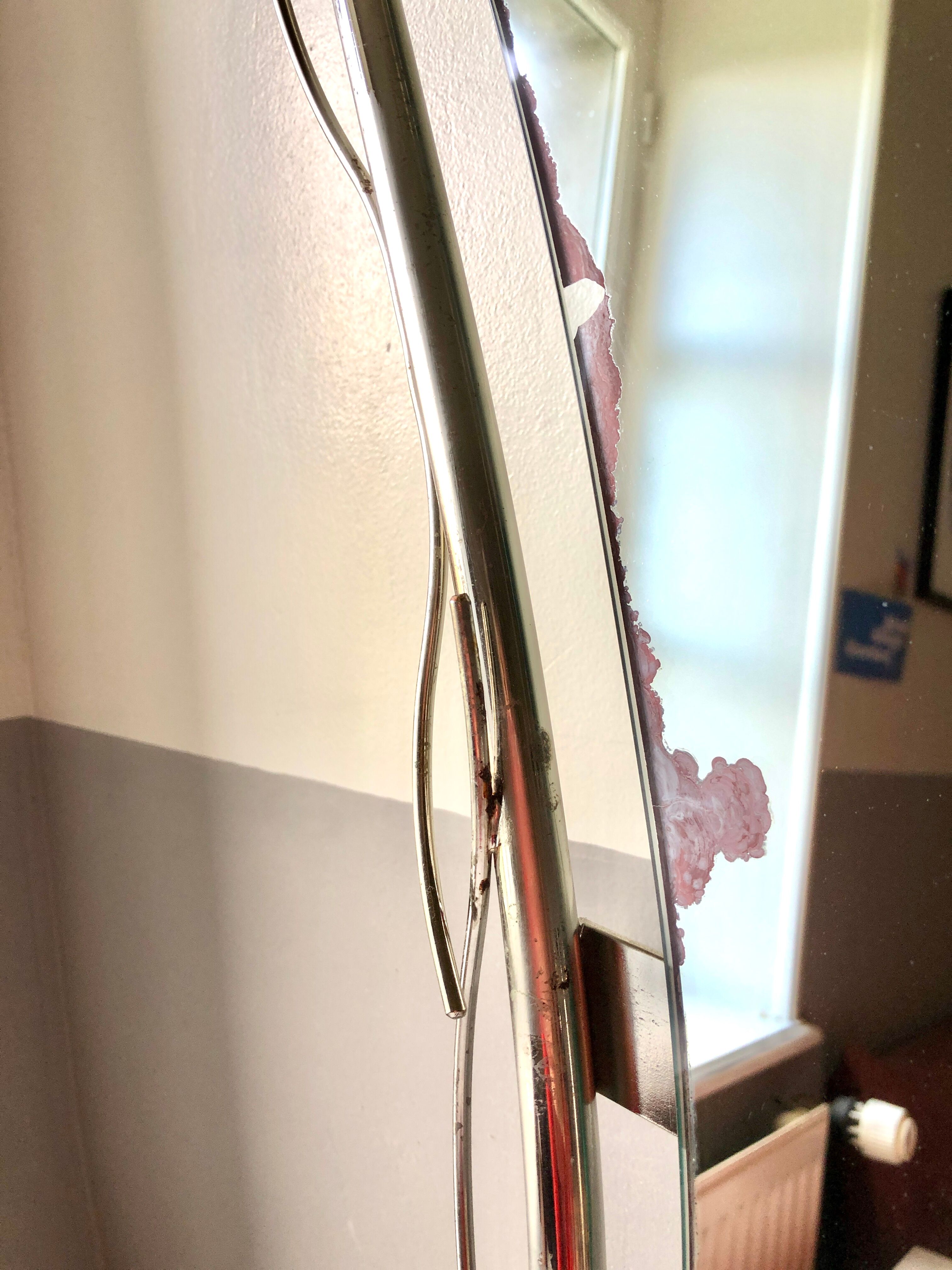 Miroir forme libre 1970 Italie, 98x66 cm